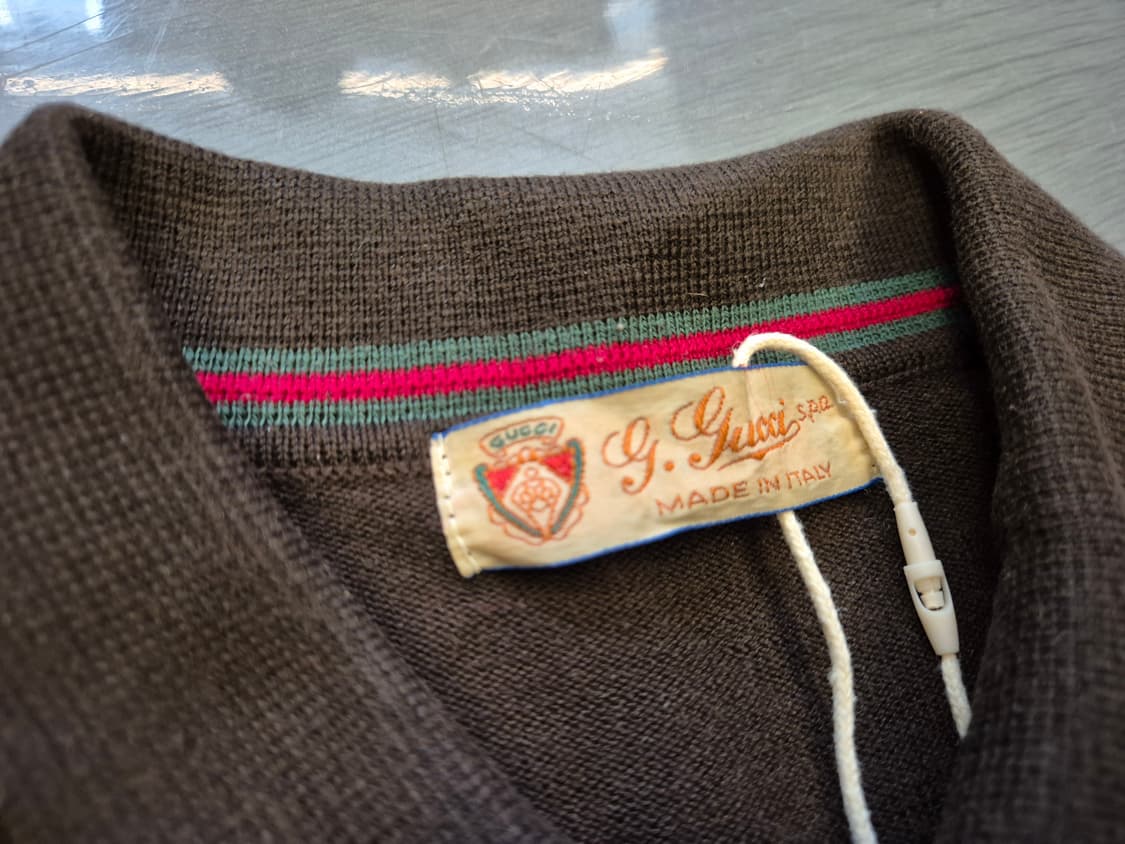 80s GUCCI 카라 니트 상품이미지8
