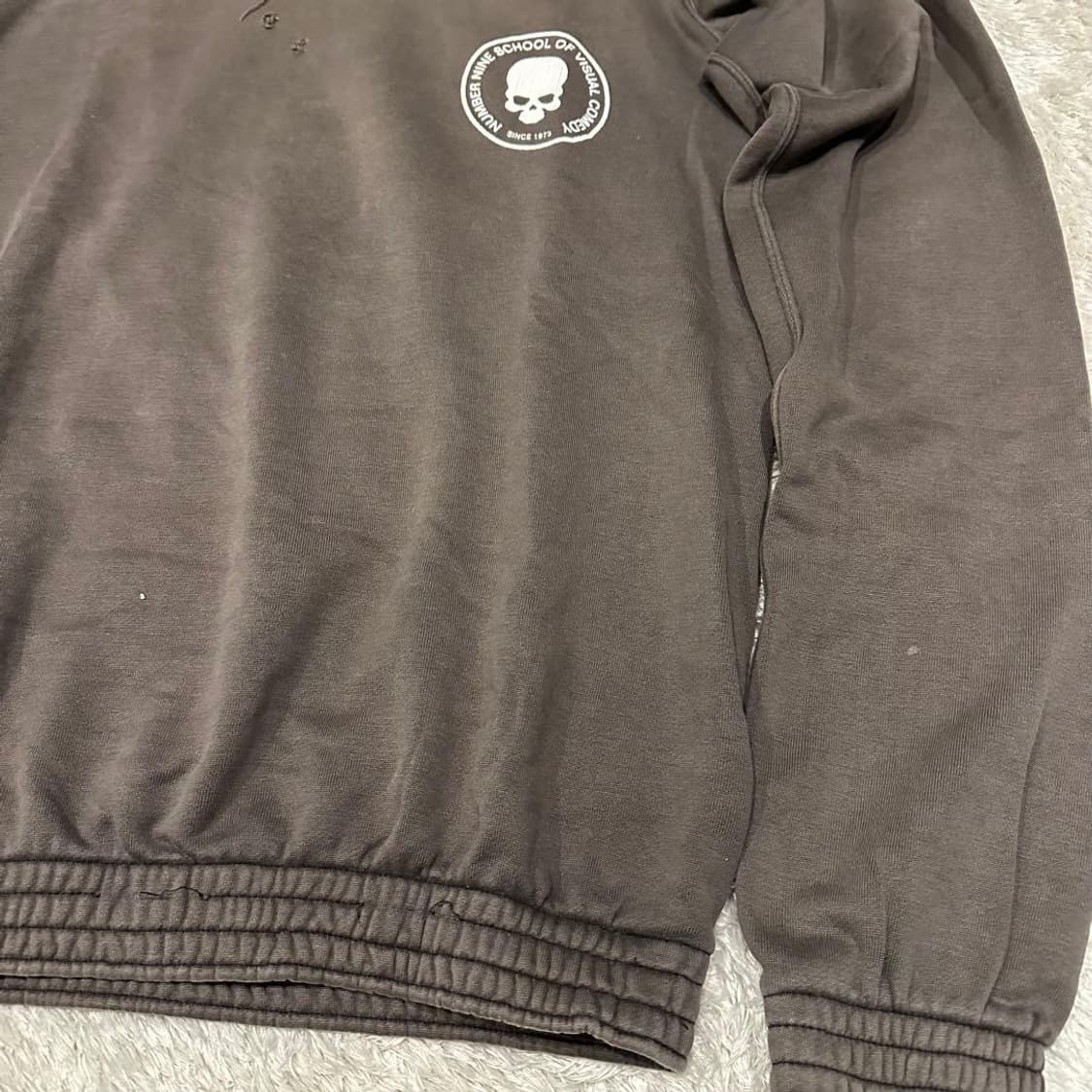 넘버나인 School of Visual Comedy 스컬 후디 상품이미지4