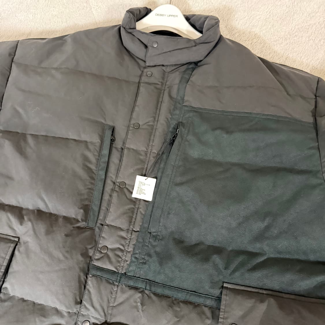 [4] 포터클래식 웨더 다운 밀리터리 코트 블랙 상품이미지2