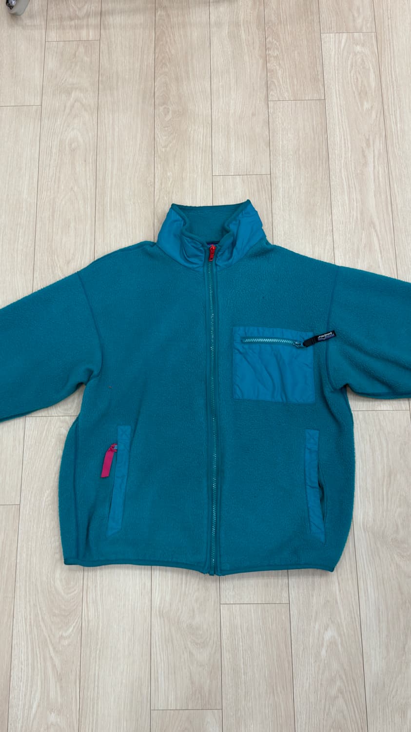 파타고니아 얇은 플리스 자켓 에메랄드 상품이미지1