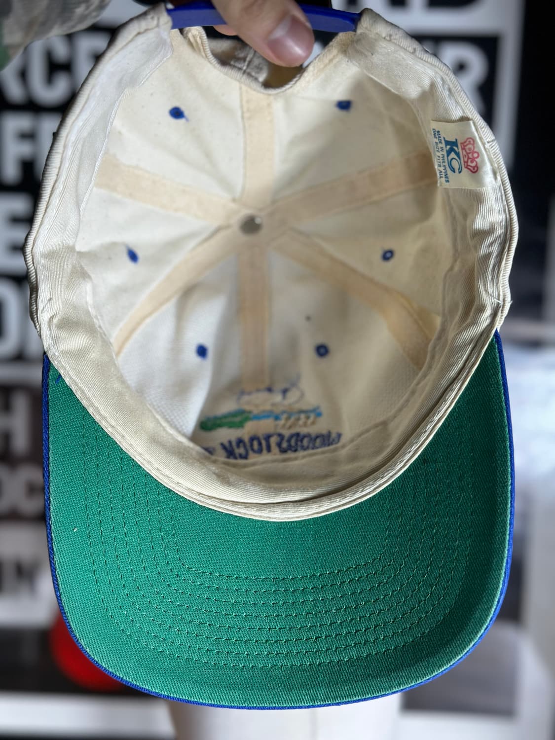 90s Woodstock 빈티지 우드스탁 모자 상품이미지5