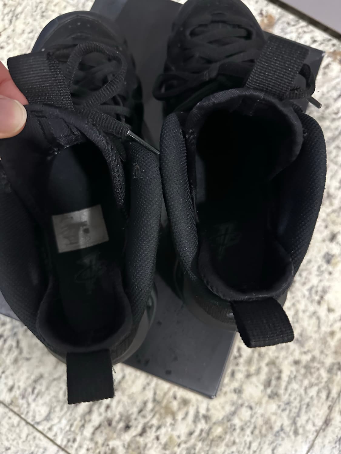 나이키 에어 폼포짓 원 블랙 앤트러사이트 265 상품이미지4