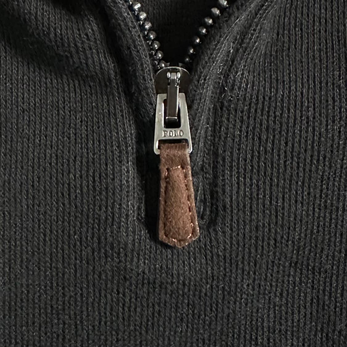 폴로 랄프로렌 블랙 반집업 상품이미지5