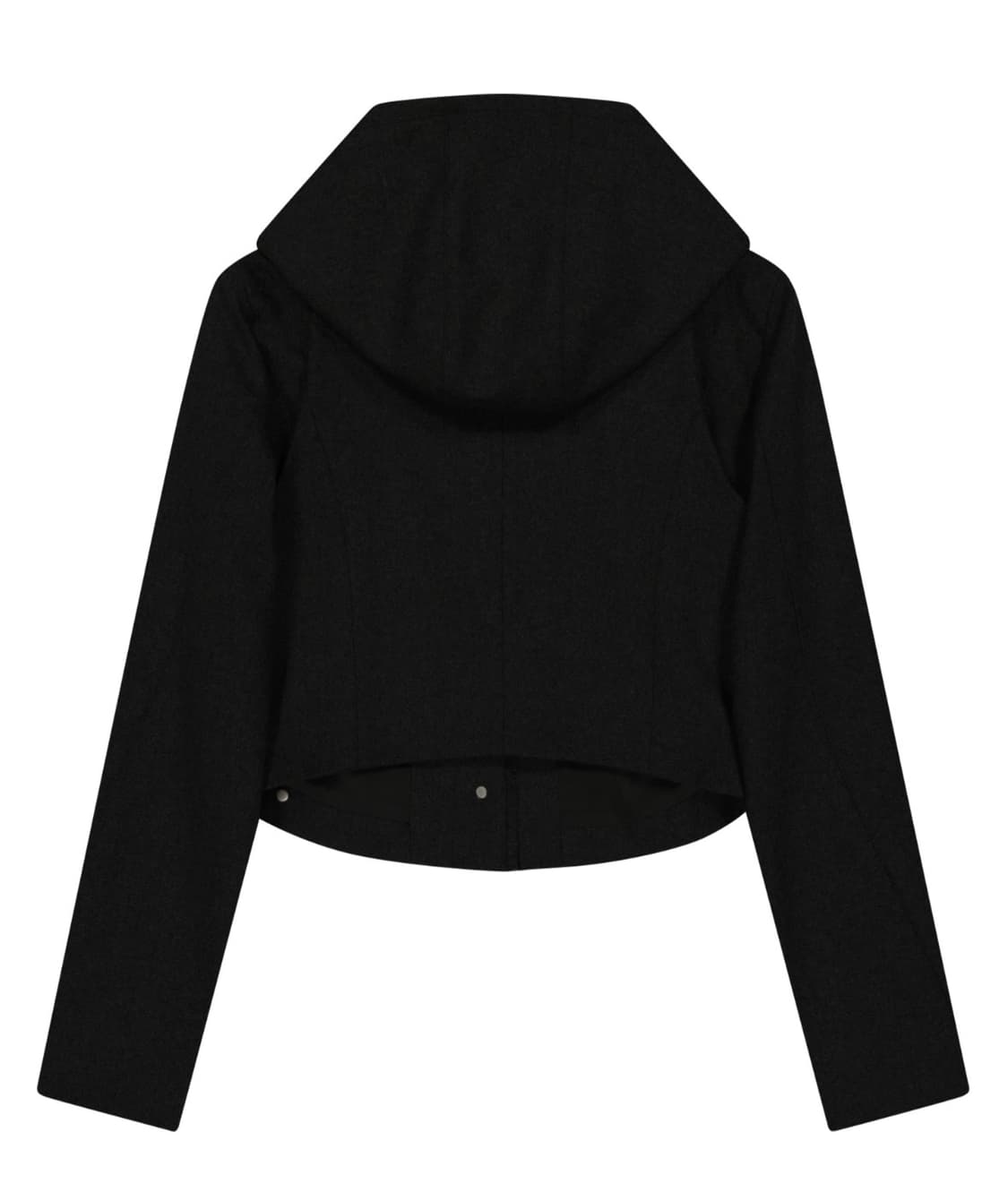 OJOS Layered Bolero Wool Jacket / Black 상품이미지2