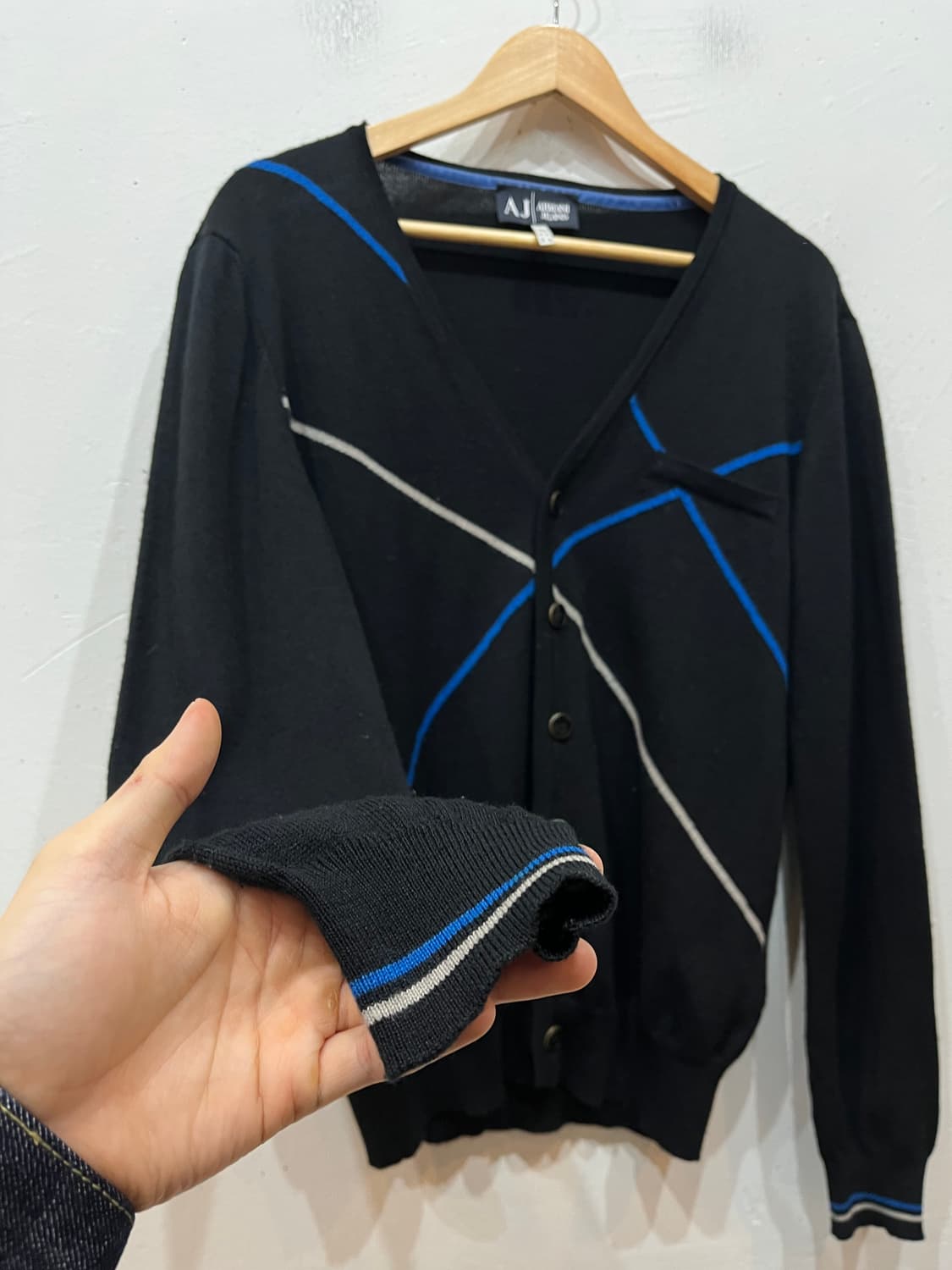 ARMANI JEANS 아르마니 울 가디건  상품이미지5