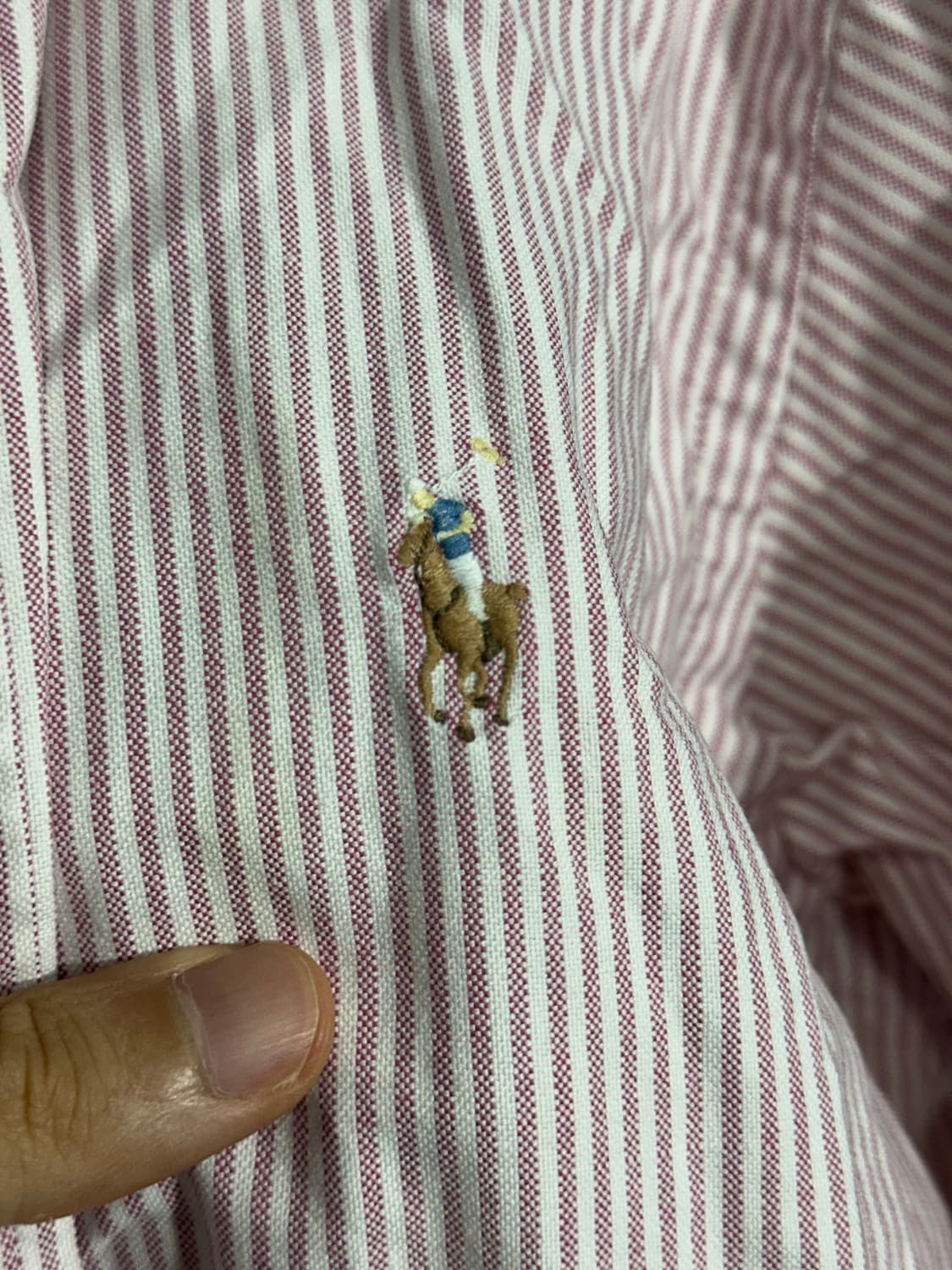 폴로 옥스포드 스트라이프 셔츠 100~110 상품이미지4