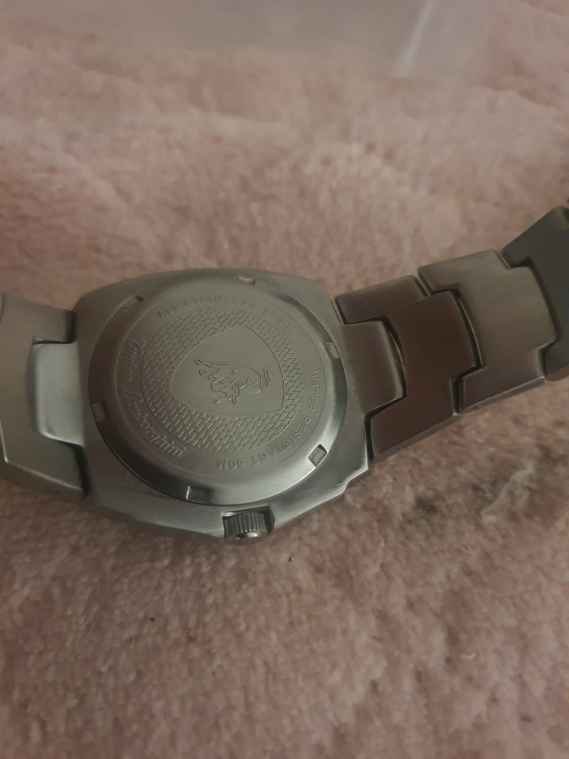 람보르기니 빈티지 스퀘어 시계 상품이미지5