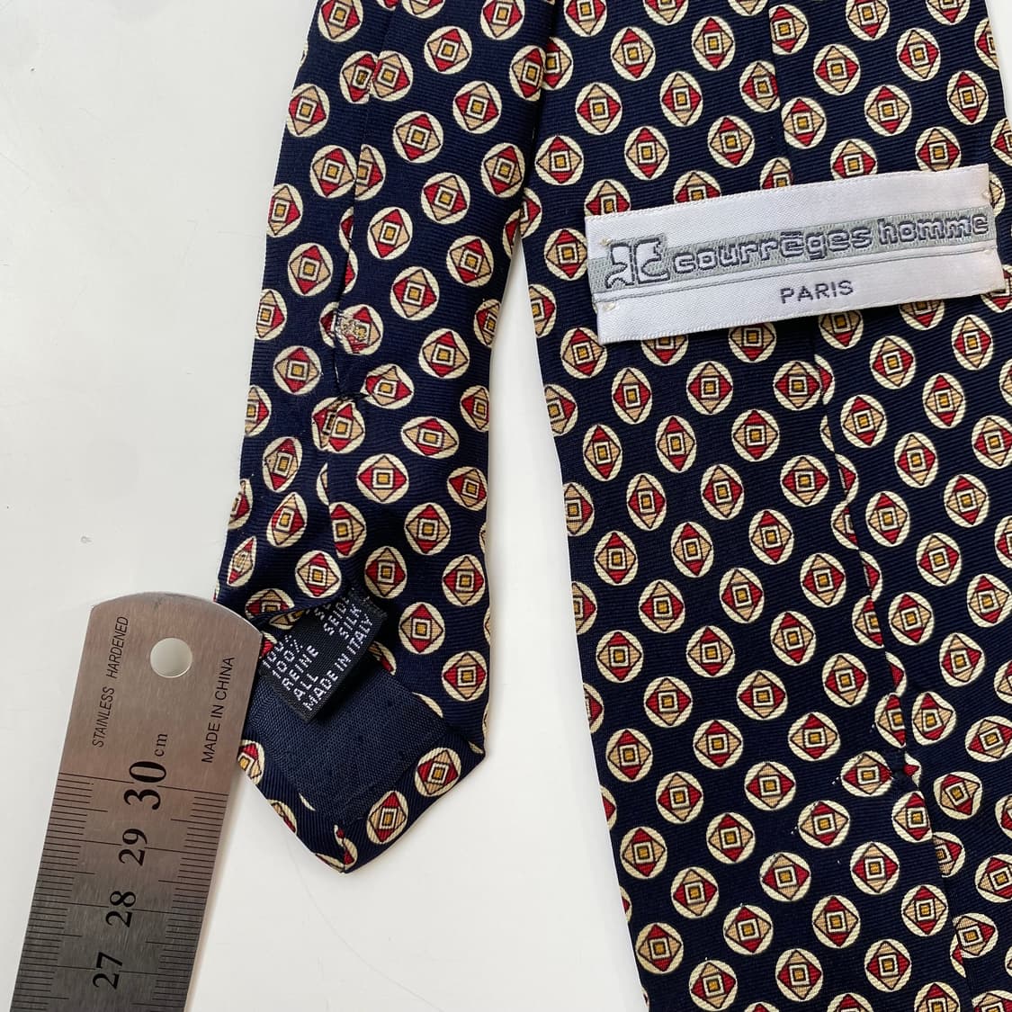 꾸레쥬 정품 명품 넥타이 (COURREGES) 상품이미지6