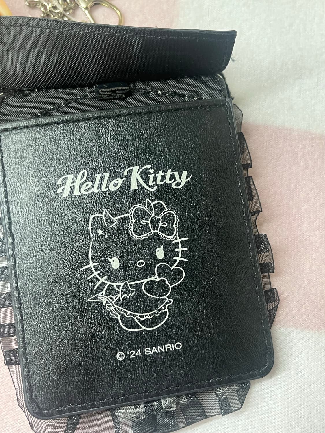 산리오 키티 천사악마 천사 포카홀더 키링 상품이미지4