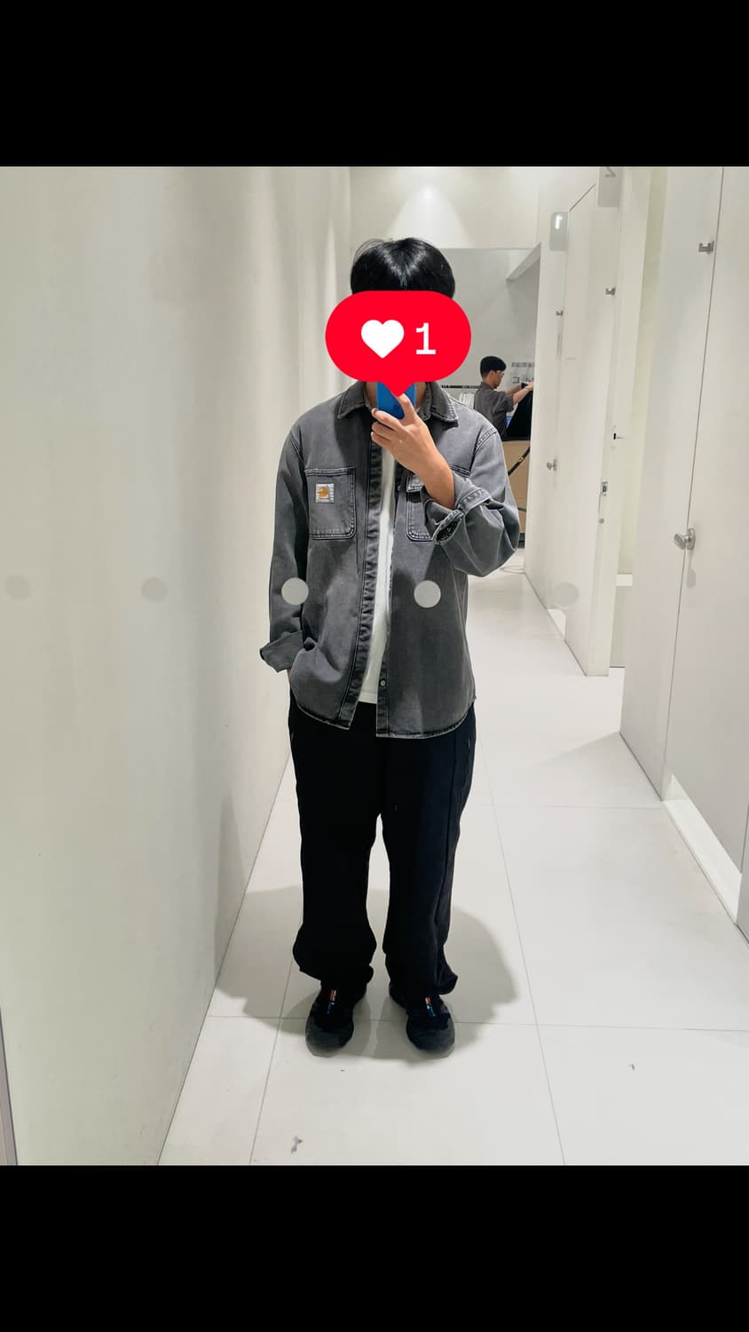 칼하트wip 데님 셔츠자켓 M 상품이미지1