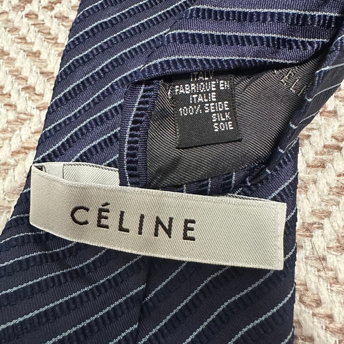 CELINE italy made silk necktie 상품이미지3