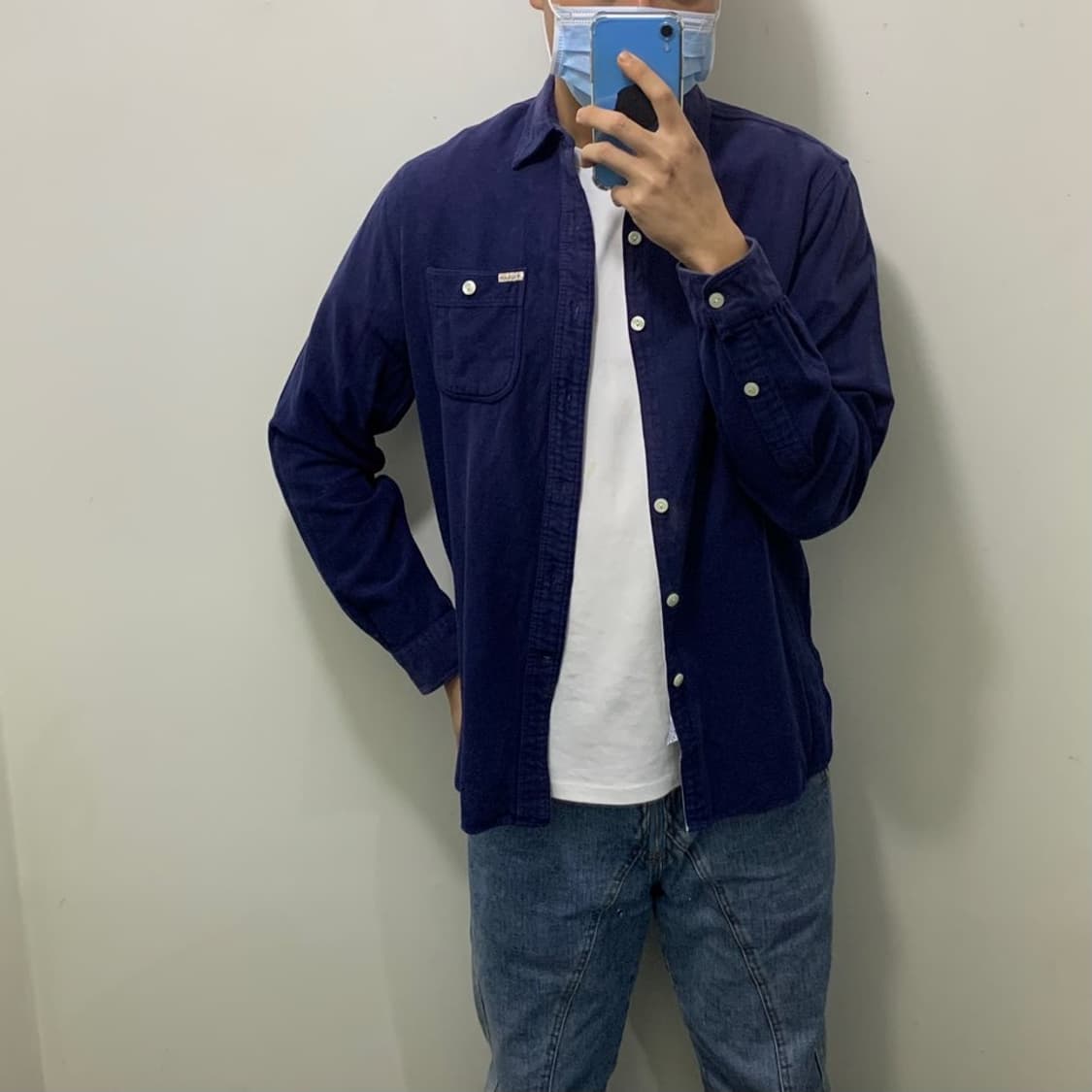 폴로 랄프로렌 솔리드 셔츠 상품이미지1