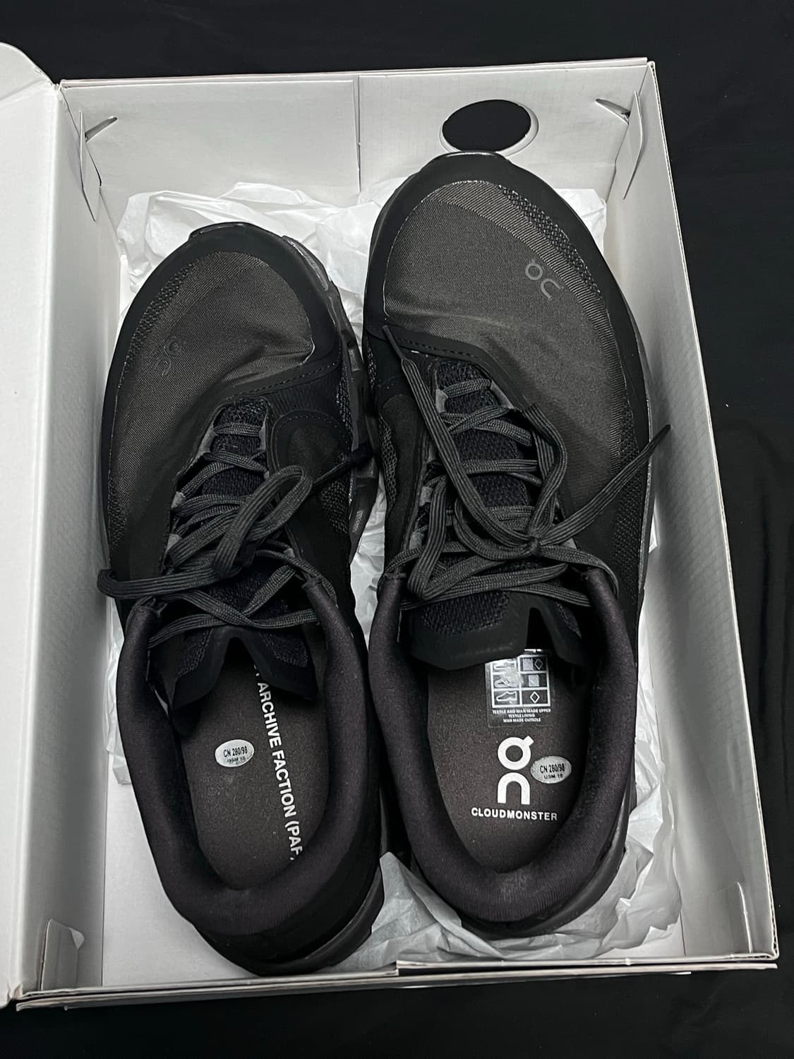 온 러닝 x 파프 클라우드 몬스터2 쏜브라운 280 상품이미지2