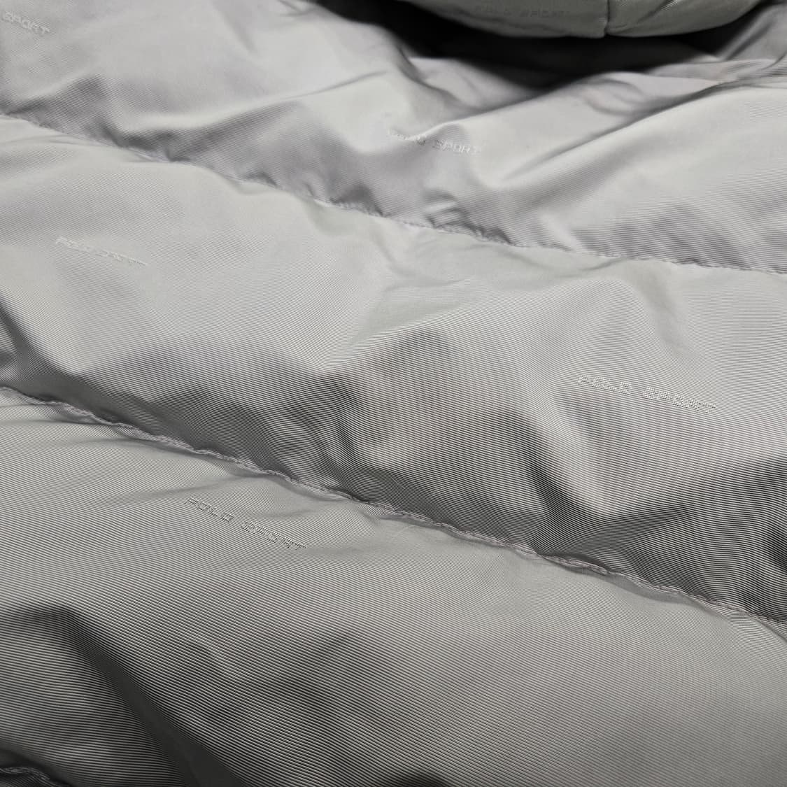 L 폴로스포츠 90s 푸퍼 후드 오리털 다운 자켓 메탈릭그레이 상품이미지8