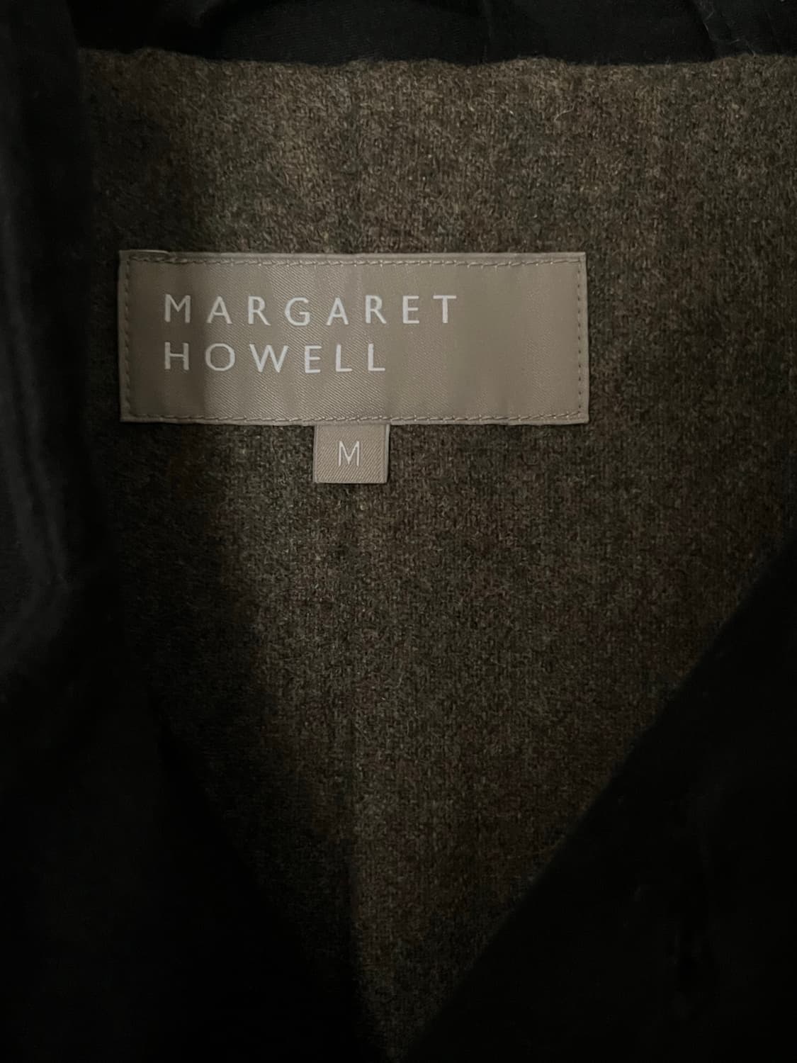 마가렛 호웰 울 코튼 후드 코트 상품이미지2