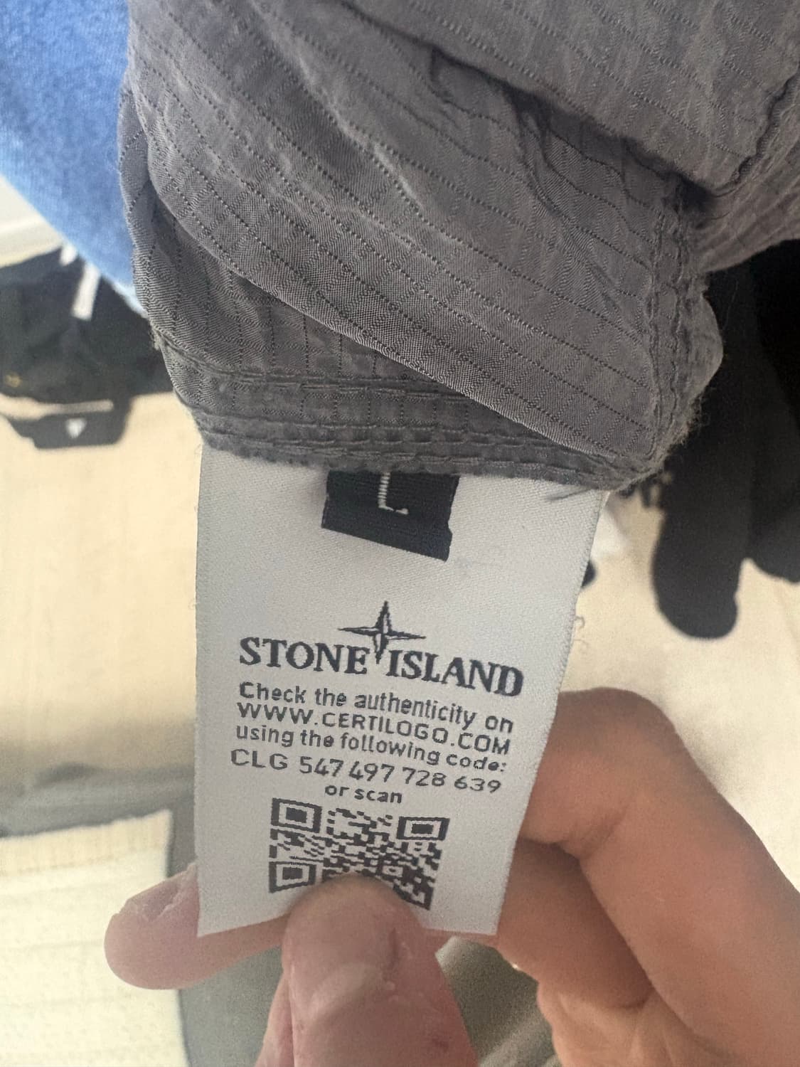 스톤아일랜드 나일론 메탈오버셔츠 상품이미지4