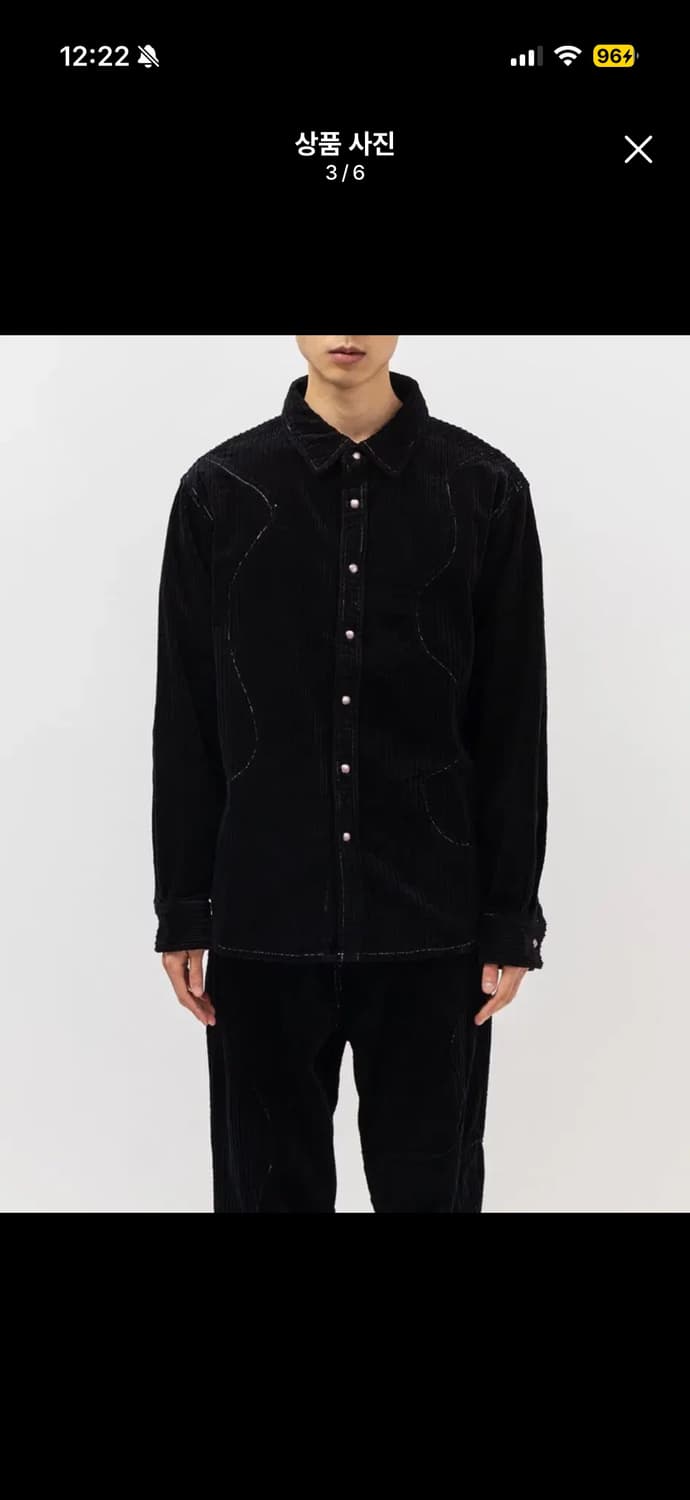 새상품 braindead 브레인데드 패널 랜치 셔츠 자켓 상품이미지3