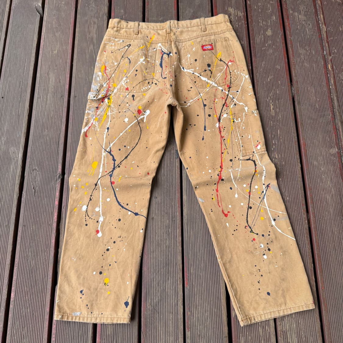 디키즈 페인팅 워크팬츠 브라운 상품이미지2