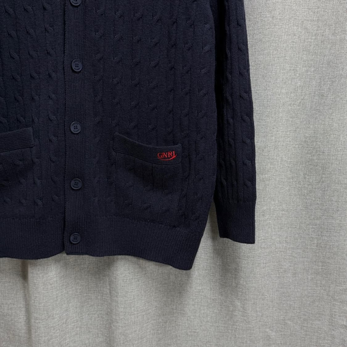 [새상품/F] 제너럴 아이디어 루즈핏 꽈배기 가디건 상품이미지3