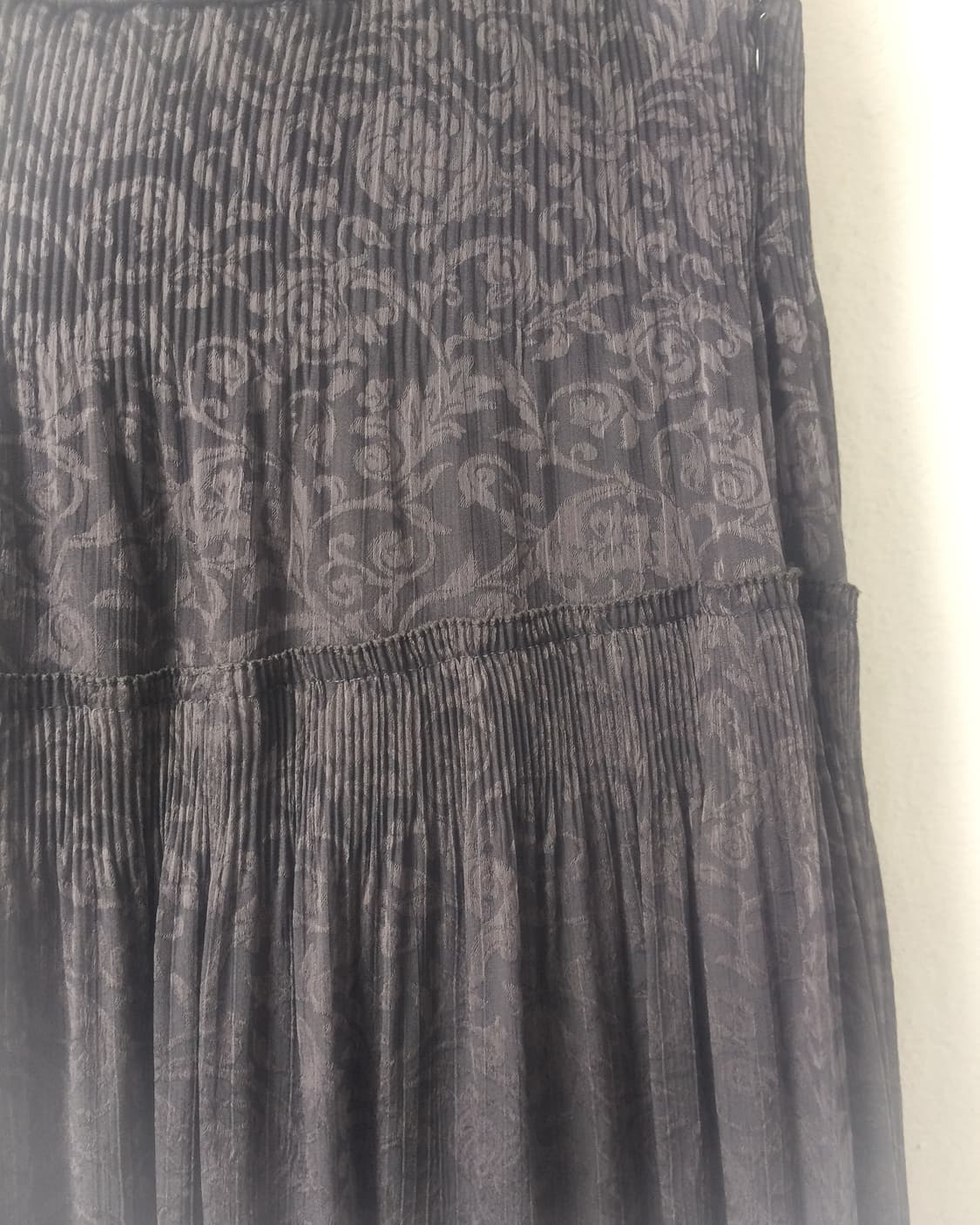 Ornament pattern layer long skirt 상품이미지5