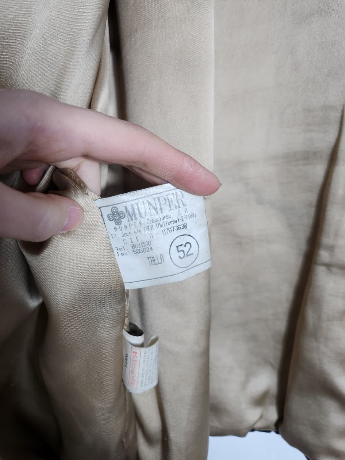 빈티지 브라운 가죽 자켓 상품이미지7