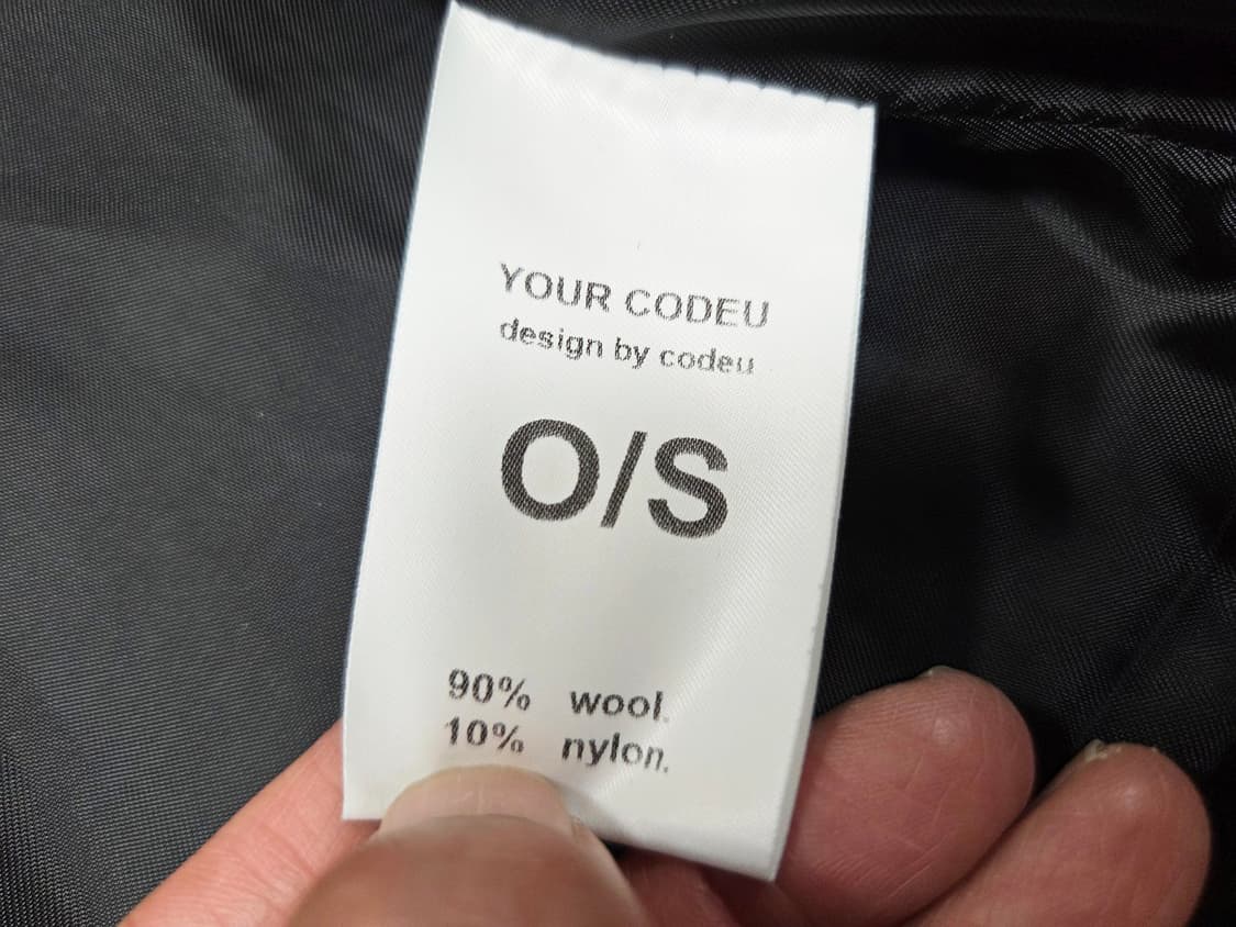 코드유(CODE YOU) 현 타낫 크롭 울자켓 프리사이즈 새상품 상품이미지8