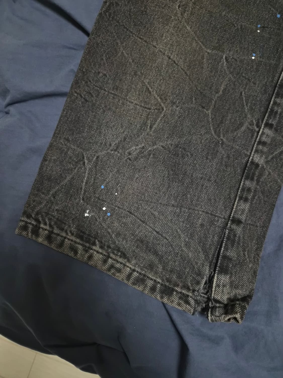 아더에러 자라 슬릿진 블랙진 흑청 데님 36 사이즈 상품이미지9