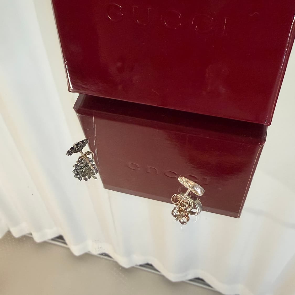 구찌 527390 GG 마몽 플라워 스터드 귀걸이 상품이미지4