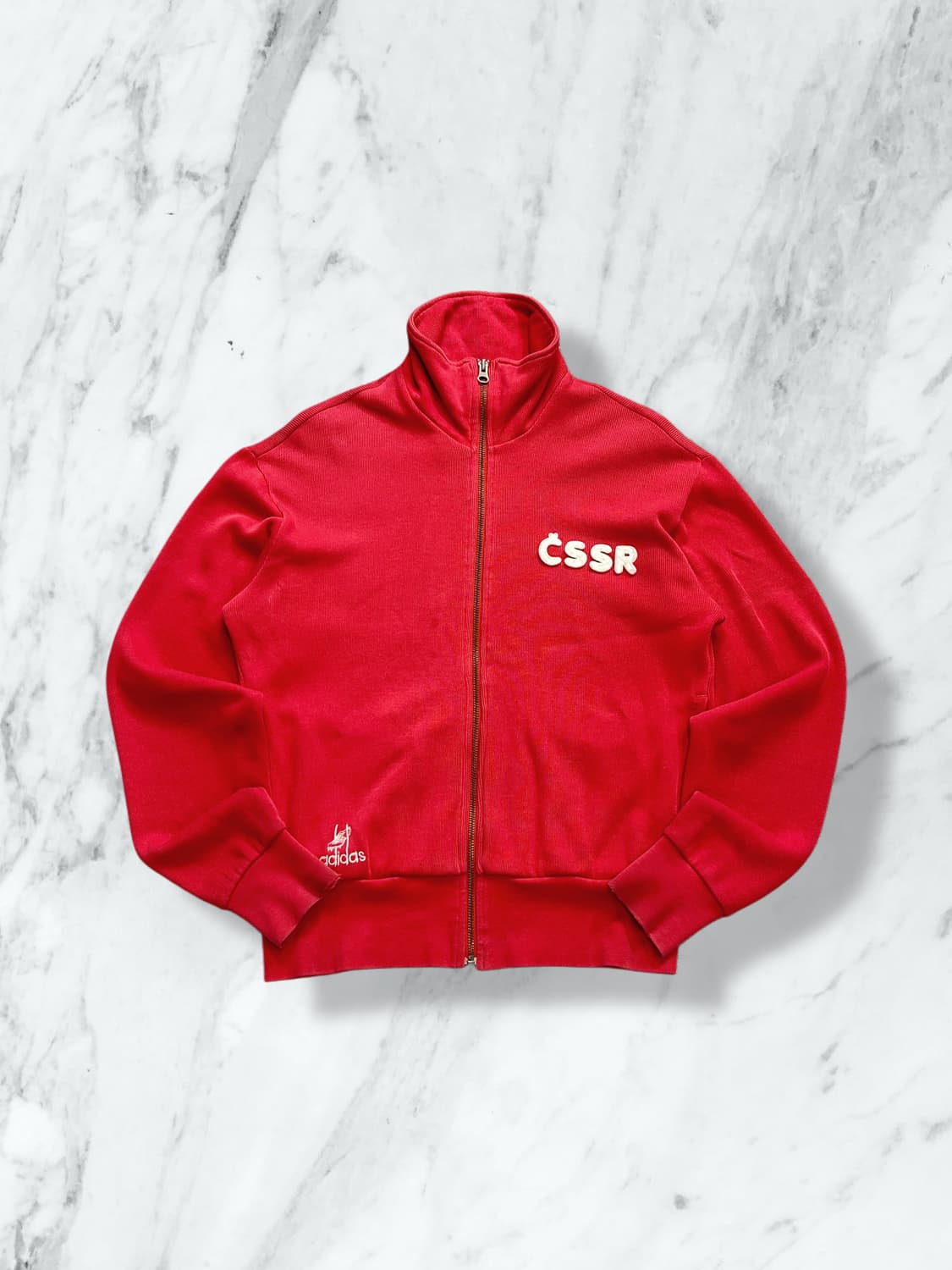 아디다스 00‘s 체코 슬로바키아 코튼 트랙탑 져지 S 상품이미지1