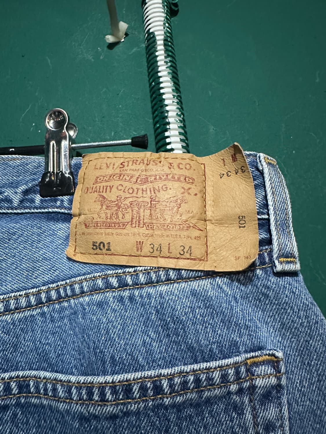 00s리바이스 USA 연청34사이즈 상품이미지4