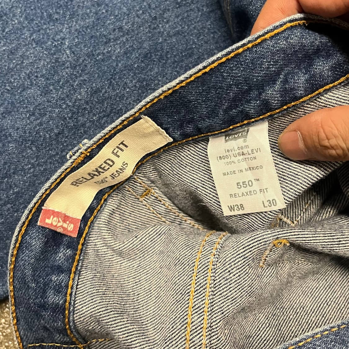 00s Levis550 데님 팬츠 (38“) 상품이미지6