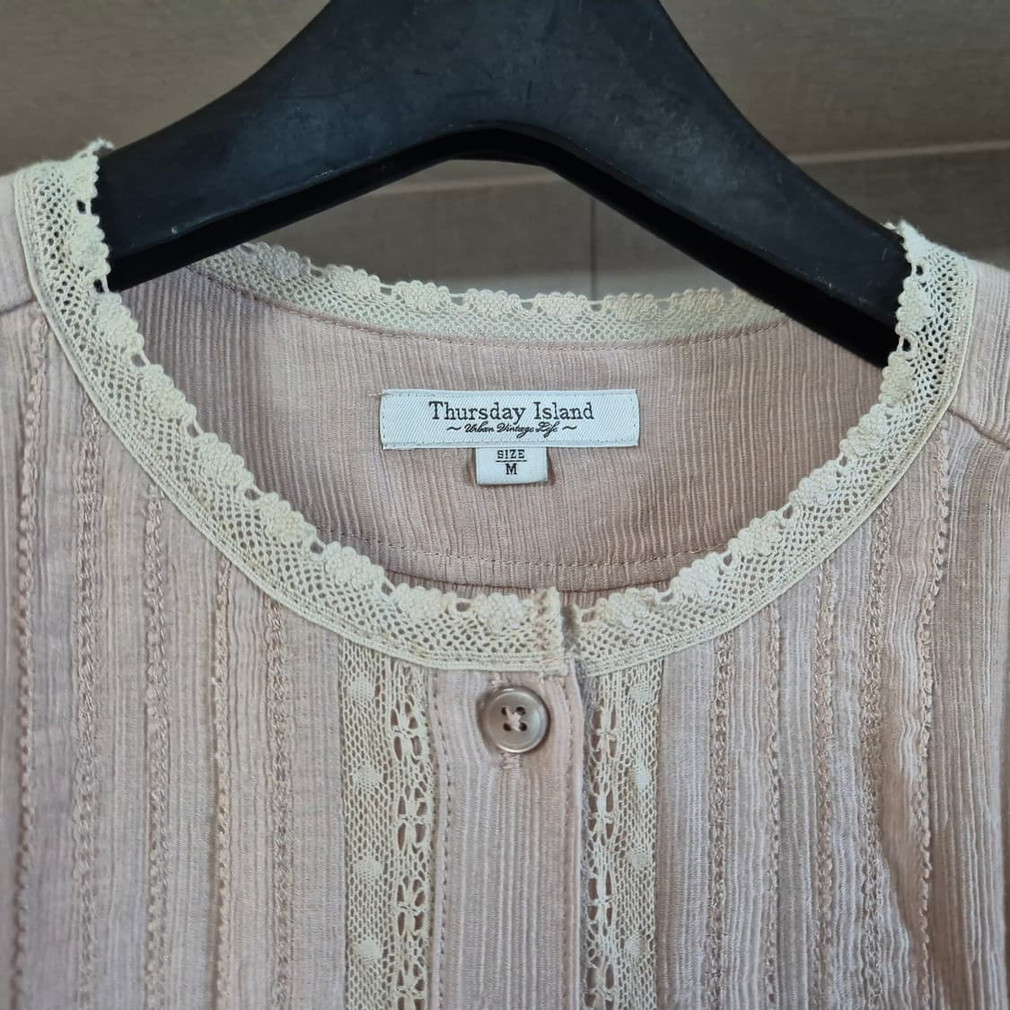 M)써스데이아일랜드 Thursday Island 핀턱 라운드넥 원피스(T 상품이미지3