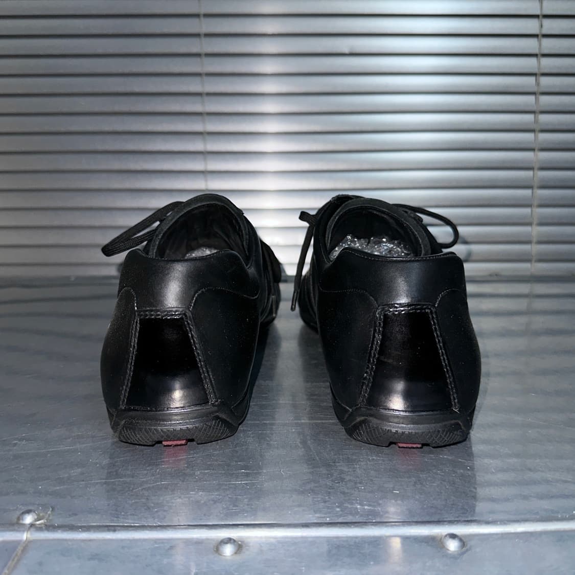00s 레어 빈티지 프라다 스포츠 가죽 스니커즈 상품이미지6
