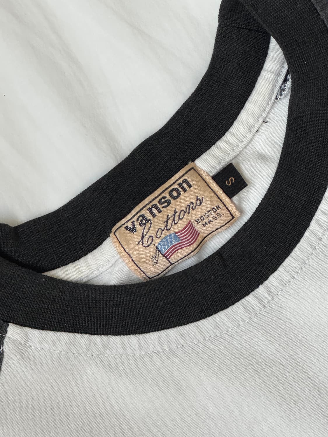 밴슨 화이트 투스타 롱슬리브 상품이미지3