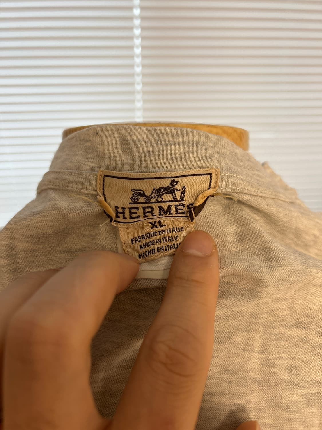 hermes 에르메스 슬럽 그레이 포켓티 xl 상품이미지6