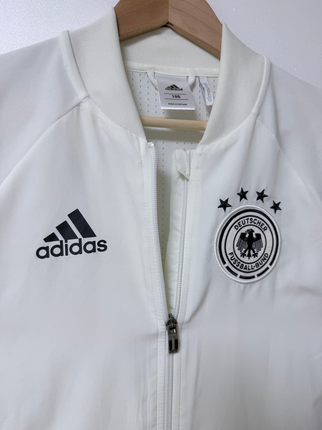 🤍 adidas 아디다스 독일국대 DFB 트랙탑 집업 화이트 105  상품이미지3