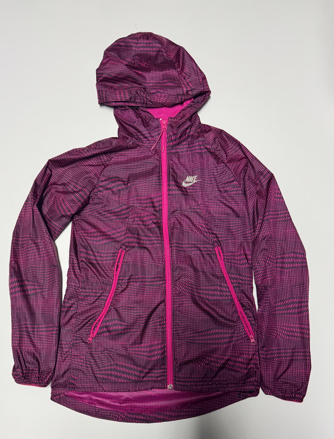 여성 나이키 러닝 핑크 후드 바람막이 S 상품이미지1