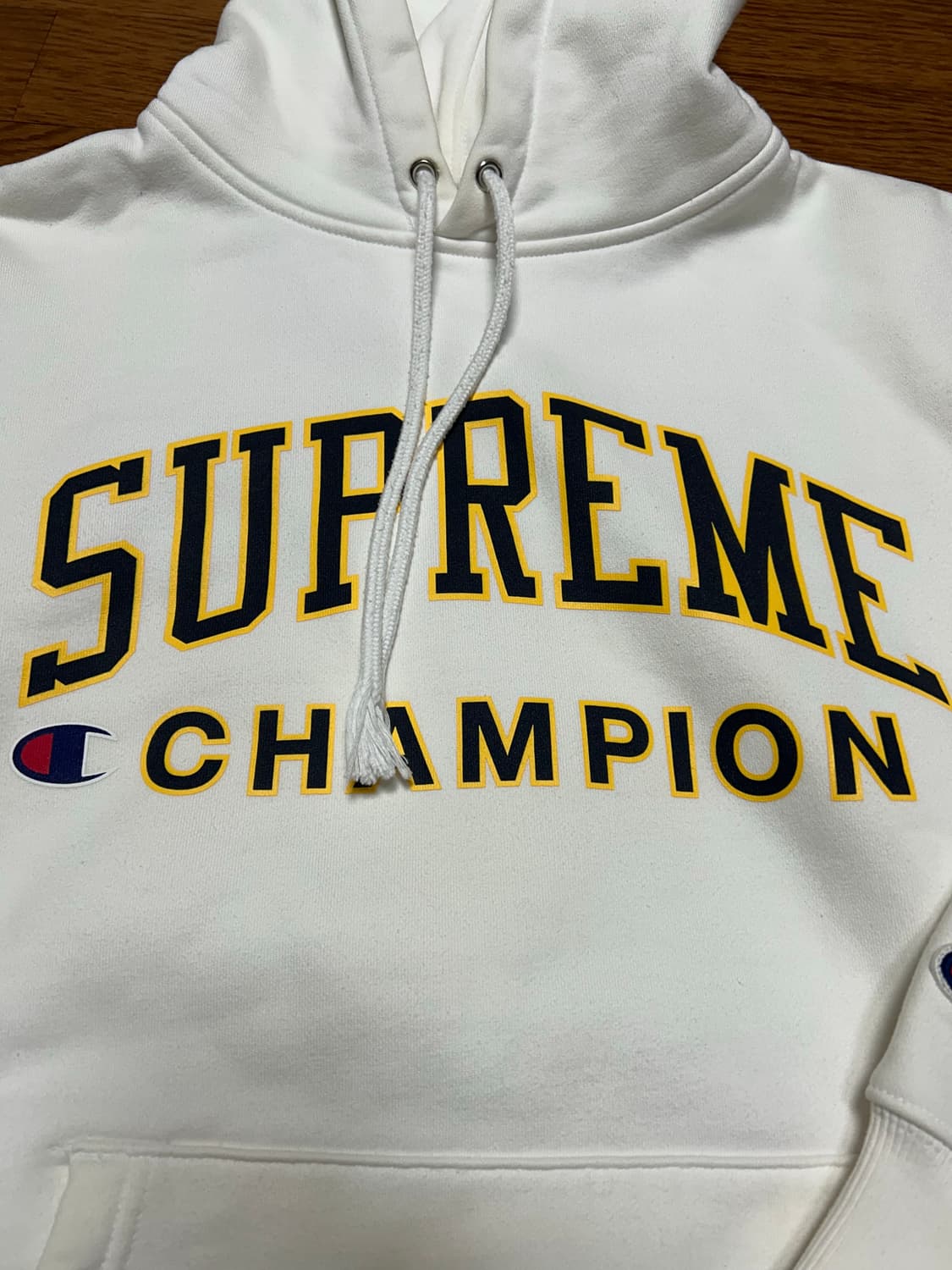 17ss 슈프림x챔피온 콜라보 후드티 상품이미지4