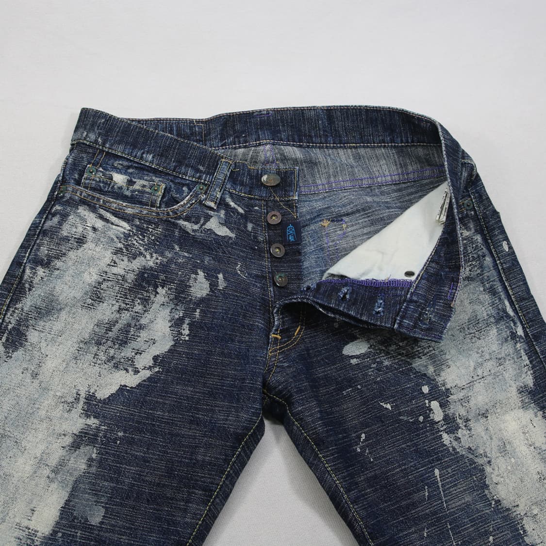 KU DENIM 페인팅 진 (여성용 29) 상품이미지4