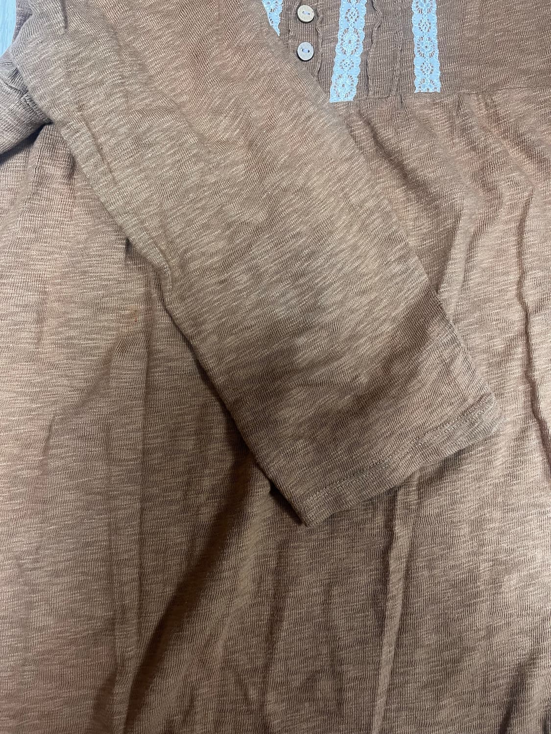 모리걸st 빈티지 레이스넥 티 상품이미지2