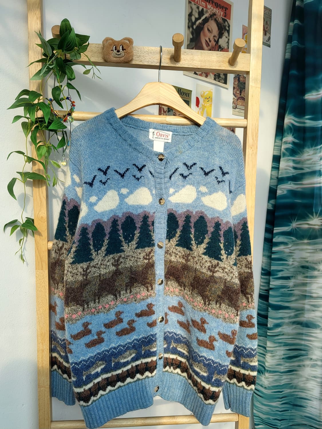 오비스 풍경을 담은 빈티지 니트 가디건 오르비스 상품이미지6