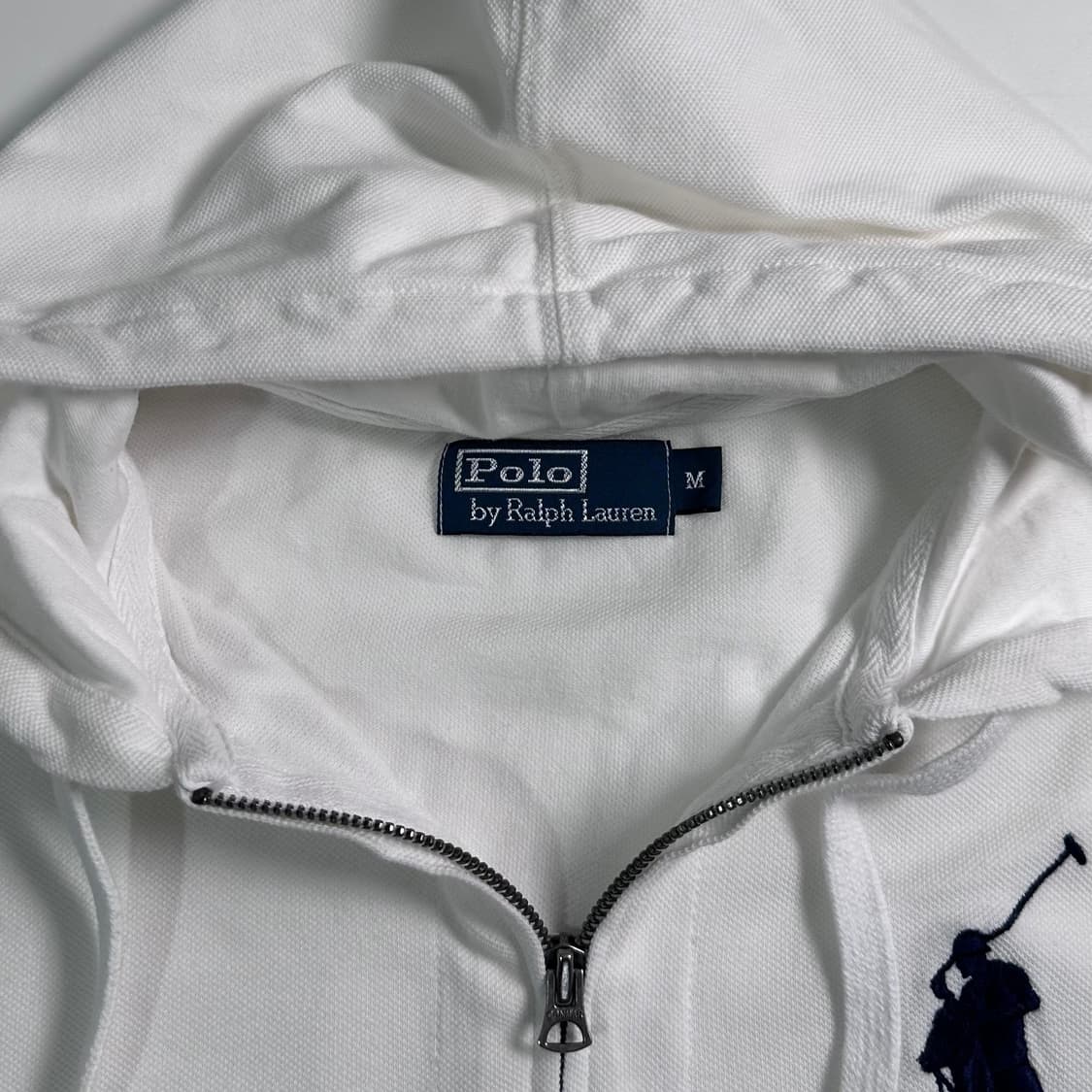 폴로 빅포니 코튼 화이트 후드집업  상품이미지7