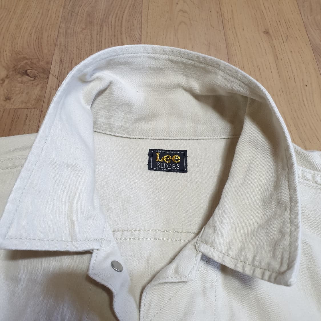 lee 트러커자켓 데님자켓 에크루 아이보리 상품이미지4