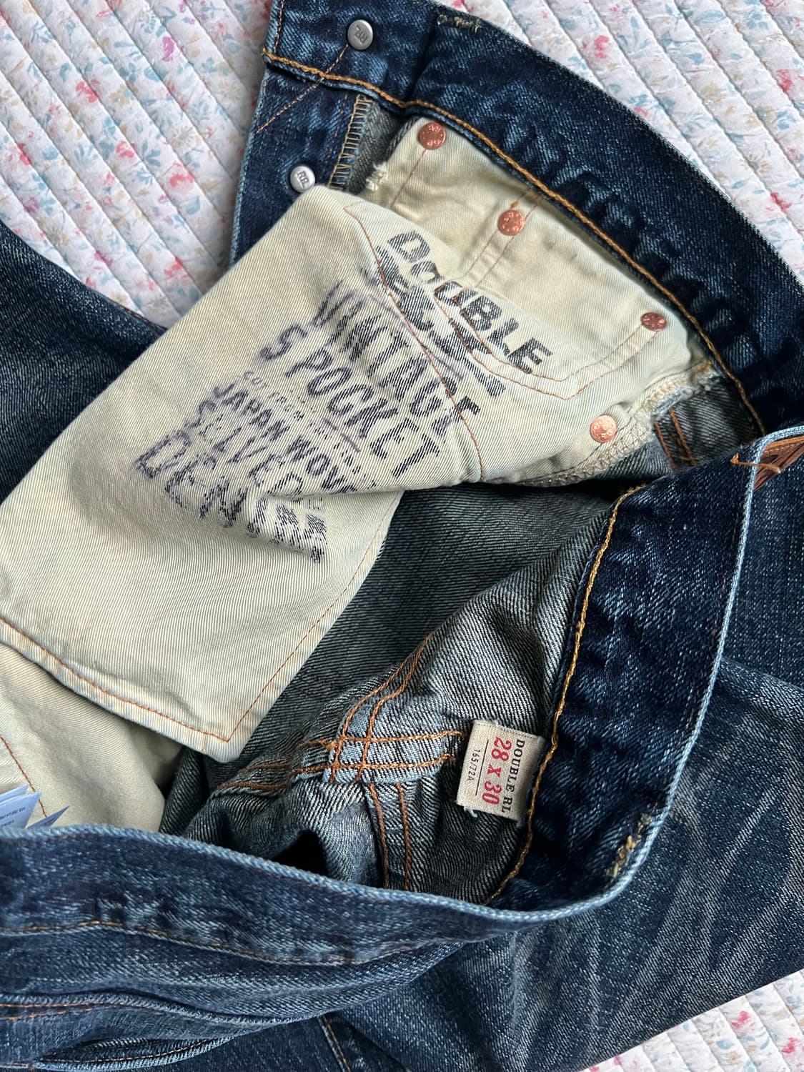 RRL 더블알엘 빈티지파이브포켓 기빈스 데님 청바지 28x30 상품이미지7