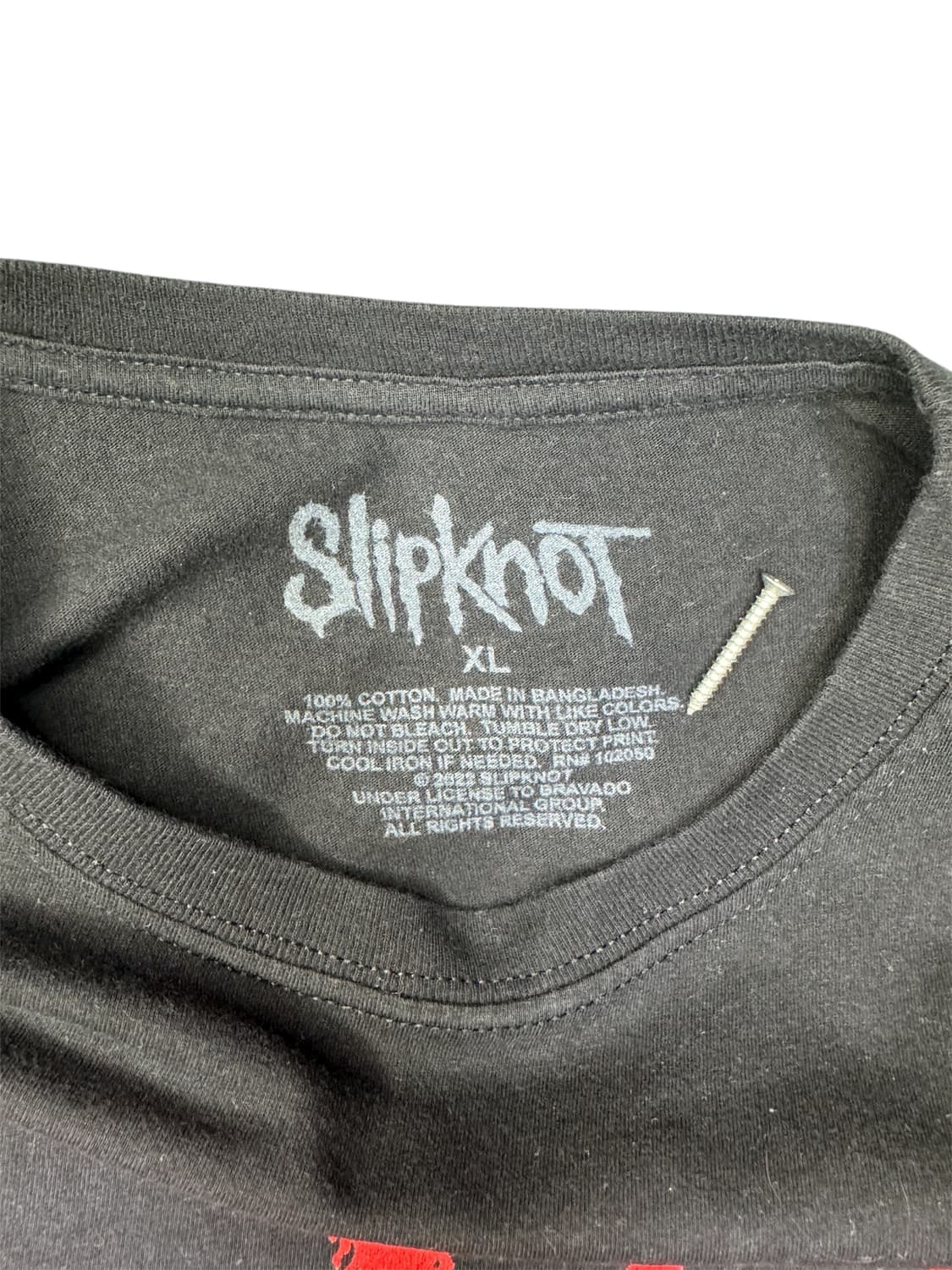 슬립낫 slipknot wait and bleed 오피셜 티셔츠 XL 상품이미지3