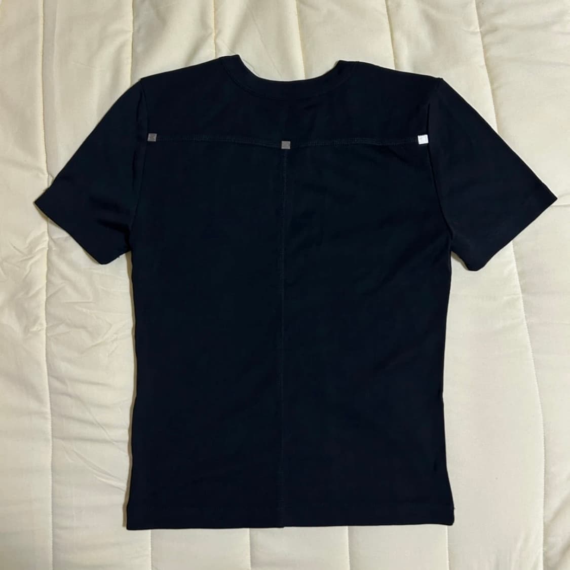 [시착새상품] 트랜센댄스 SYMBOL RIBBED T-SHIRT, BLA 상품이미지3