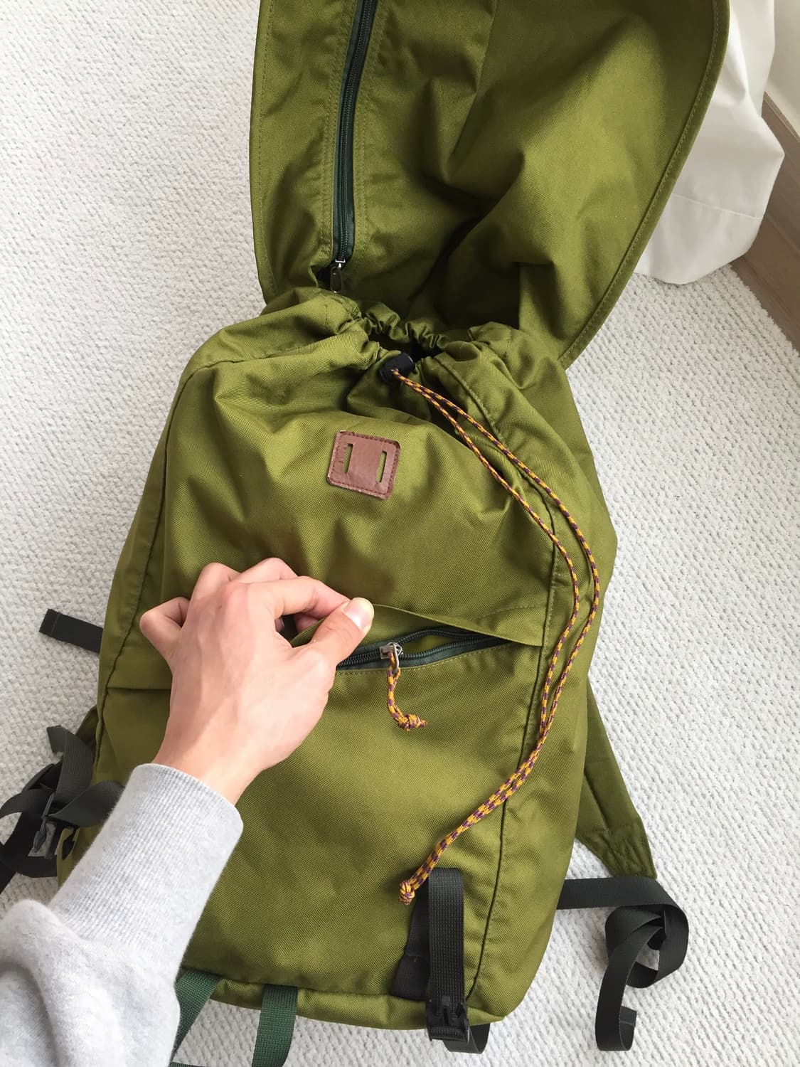 파타고니아 백팩 올리브 상품이미지3