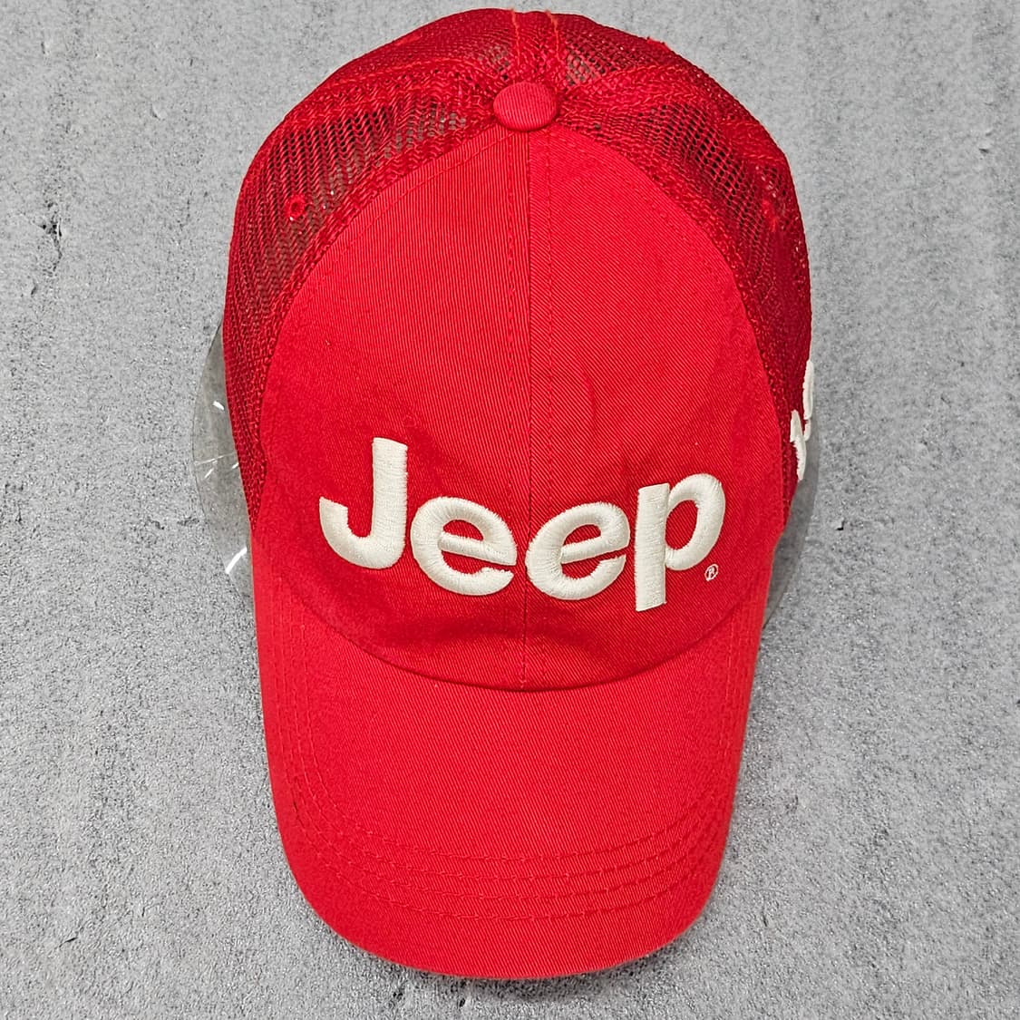 상태좋은 Jeep 정품 시원한 메쉬캡 레드 상품이미지1