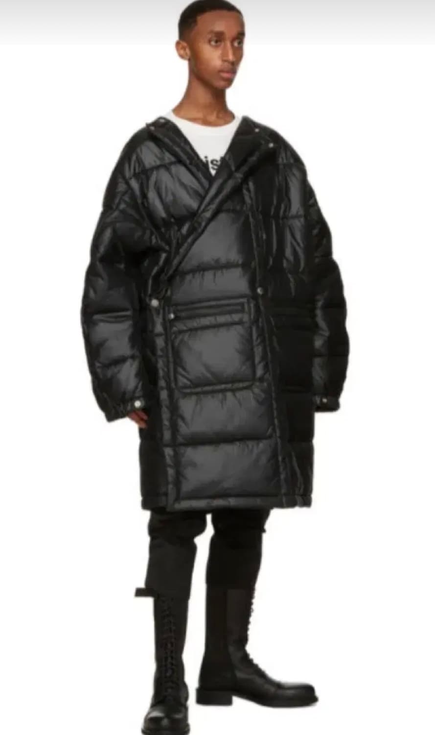 타카히로미야시타 더 솔로이스트 20fw 메디컬 푸퍼 코트 패딩 블랙 상품이미지1