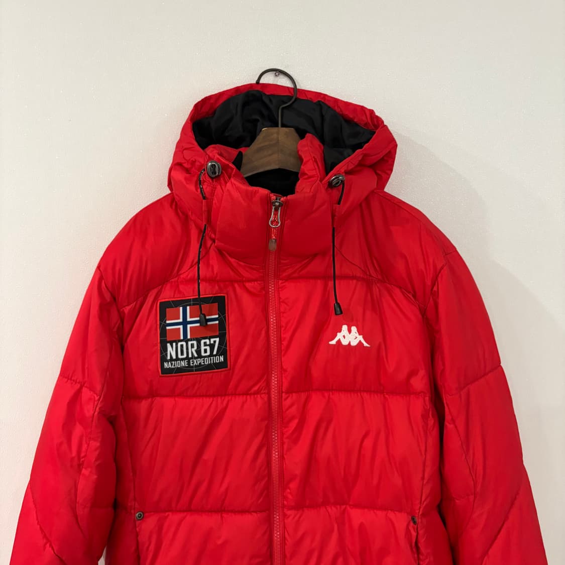 카파 NOR67 패딩 레드 S 상품이미지3